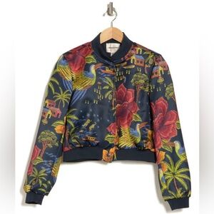 Industry Tropical Bomber Jacket - XS farm rio vibe